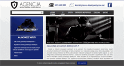 Desktop Screenshot of biuro-detektywistyczne.net
